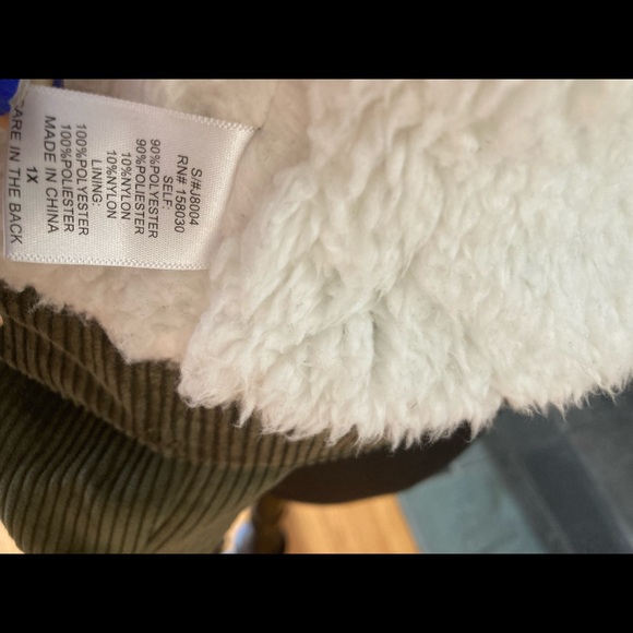 JUST FAB FAUX SHERPA TRUCKER JACKET - Picture 7 of 7